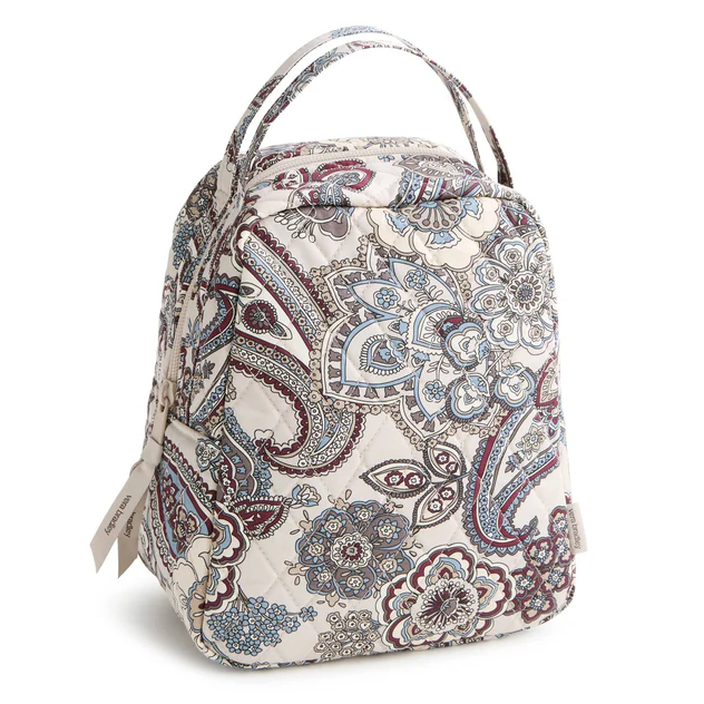 Vera Bradley Neutral Rhapsody Lunch Bag Lunch Boxes in at Wrapsody
