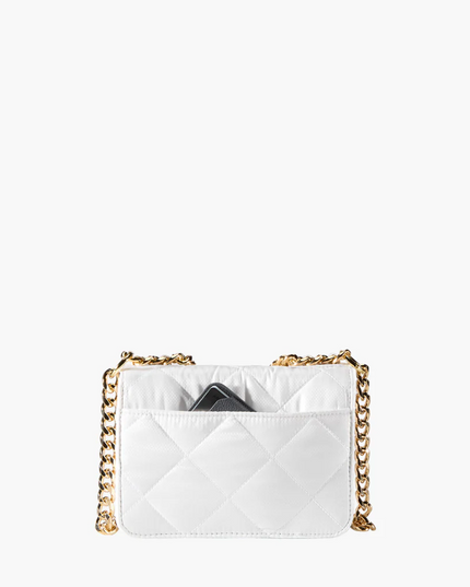 Oliver Thomas Wallet on a Chain - White Handbags in at Wrapsody