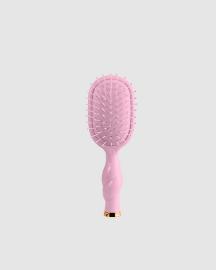 Teleties Medium Hair Detangler Bubblegum Pink Mini Brush
