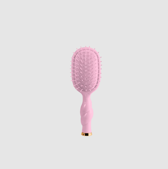 Teleties Medium Hair Detangler Bubblegum Pink Mini Brush Hair Accessories in at Wrapsody