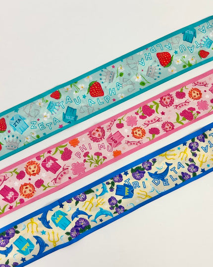 Sorority Silk Scarf Greek in at Wrapsody