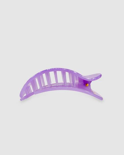 Teleties Lavender Mist Round Flat Clip Small Hair Accessories in at Wrapsody