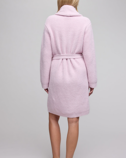 Barefoot Dreams CozyChic Waffle Robe - Petal Loungewear in at Wrapsody