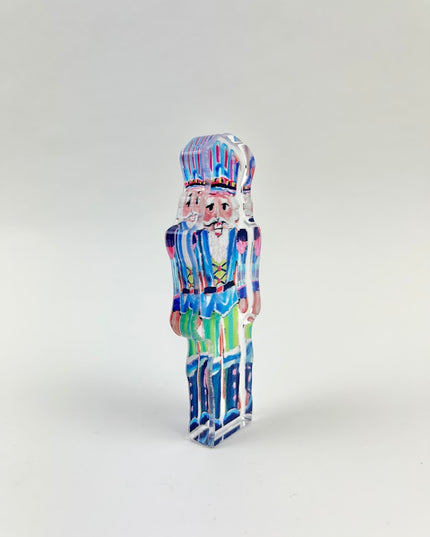 Sir Sebastian Nutcracker Bitty Block Acrylic Home Decor in  at Wrapsody