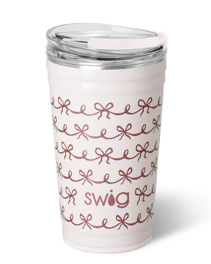 Swig 24oz Party Cup Pretty In Pink Drinkware in at Wrapsody