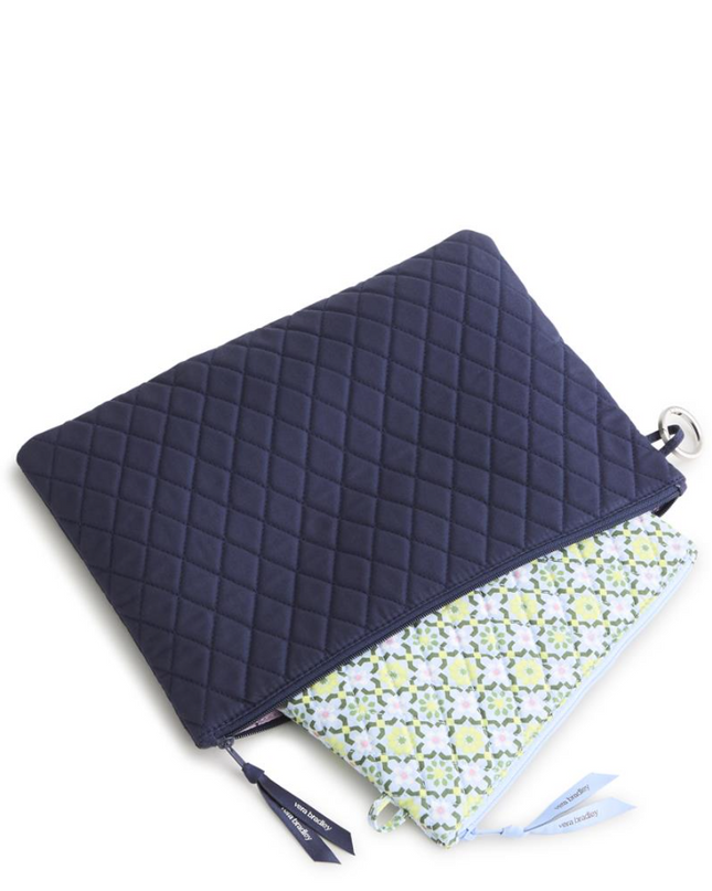 Vera Bradley Peacoat 2-Pouch Organizer Set