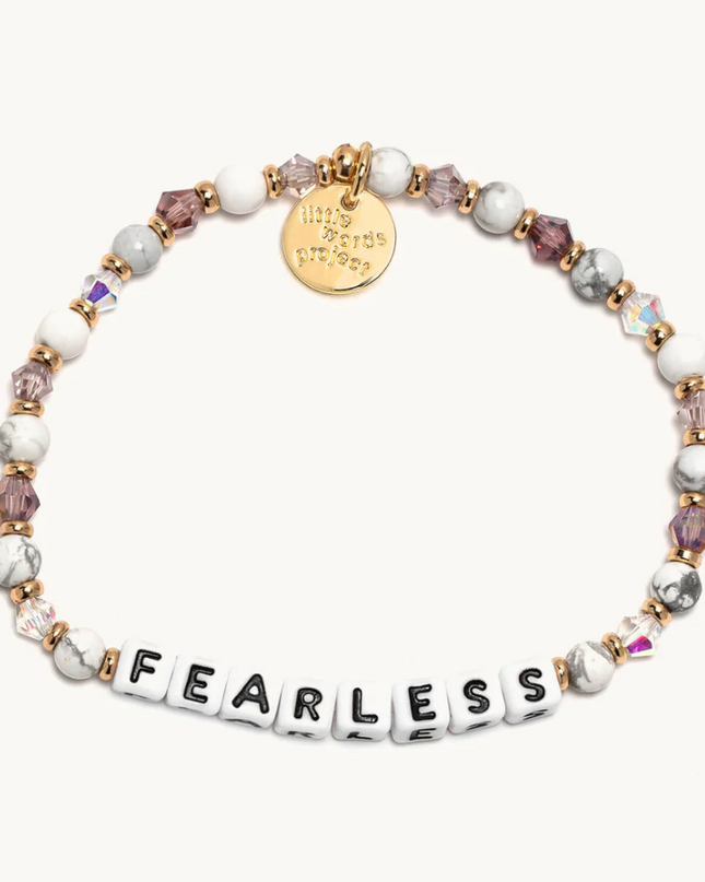 Little Word Project Fearless Bracelet M/L Bracelets in  at Wrapsody