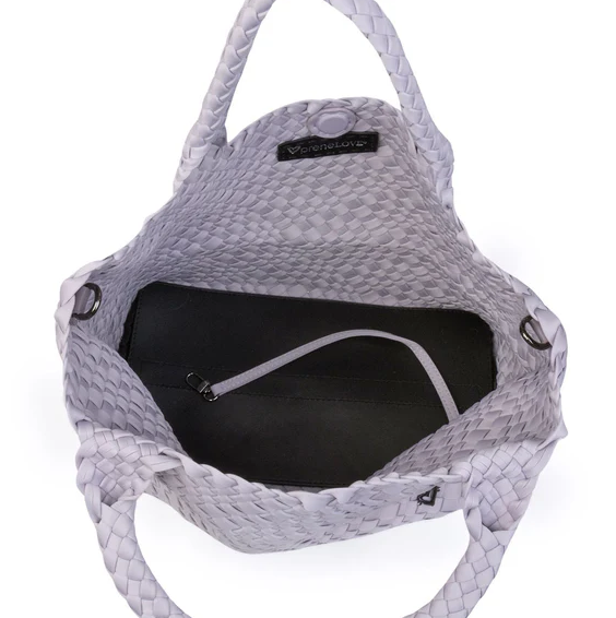 PreneLove London Large Woven - Lavender Totes in  at Wrapsody