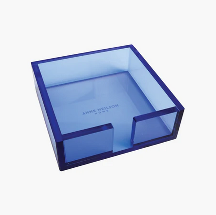 Cocktail Napkin Tray Acrylic Blue Tabletop in at Wrapsody
