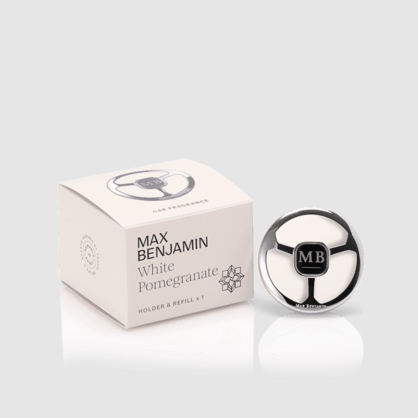 Car Fragrance Dispenser White Pomegranate