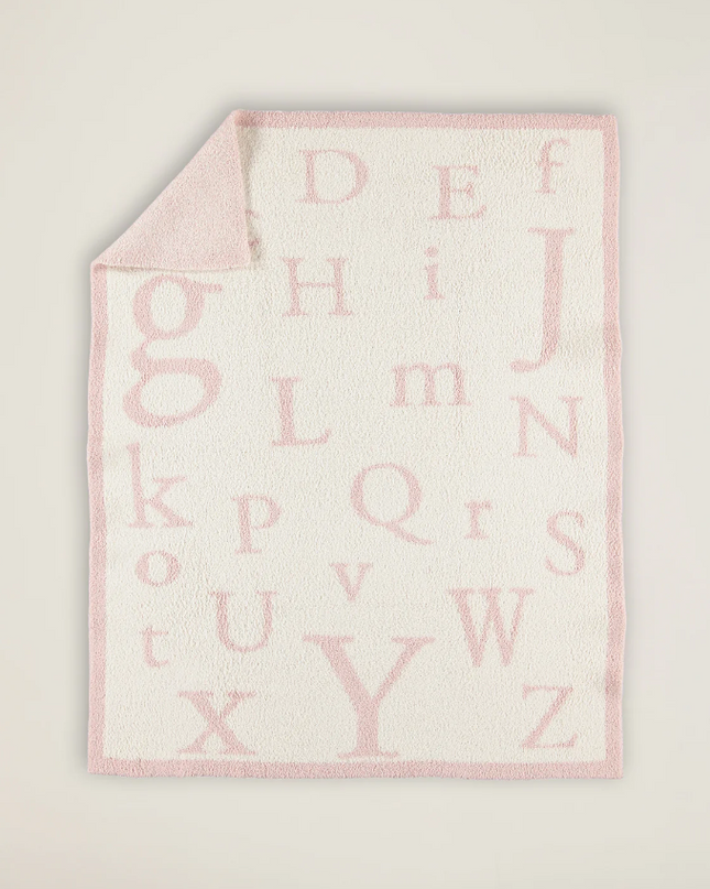 Barefoot Dreams ABC Blanket - Dusty Rose Blankets & Throws in  at Wrapsody