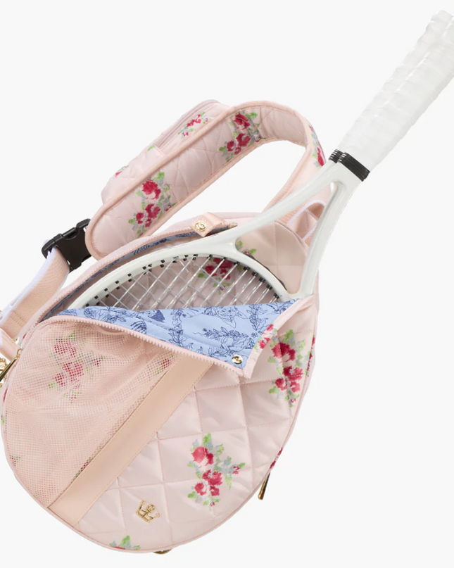 Oliver Thomas Tennis/Pickle Sling Pink Petal Bouquet Backpacks in  at Wrapsody