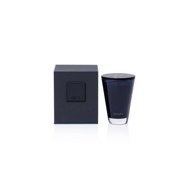 Estate Navy Agave 10.5oz Candle Candles in at Wrapsody