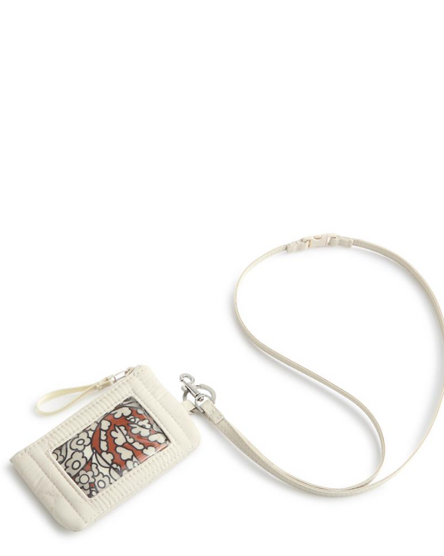 Vera Bradley Pumice Stone Zip ID Breakaway Lanyard Wallets in at Wrapsody