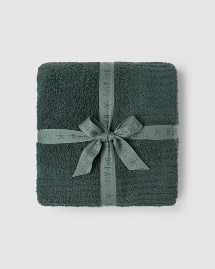 Barefoot Dreams CozyChic Deep Juniper Throw Blankets & Throws in at Wrapsody