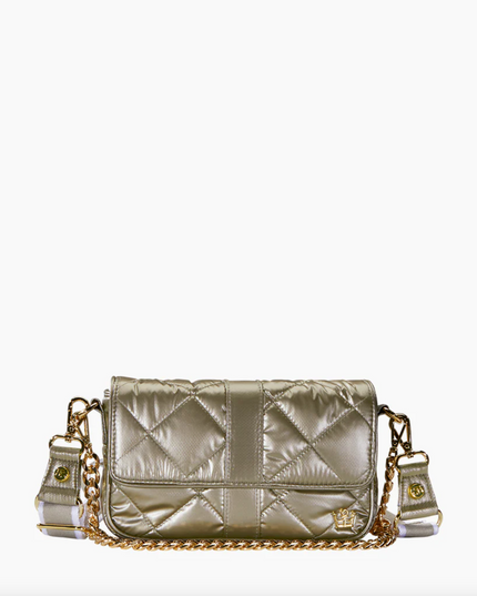 Oliver Thomas Bestie Baguette Handbags in Modern Taupe at Wrapsody