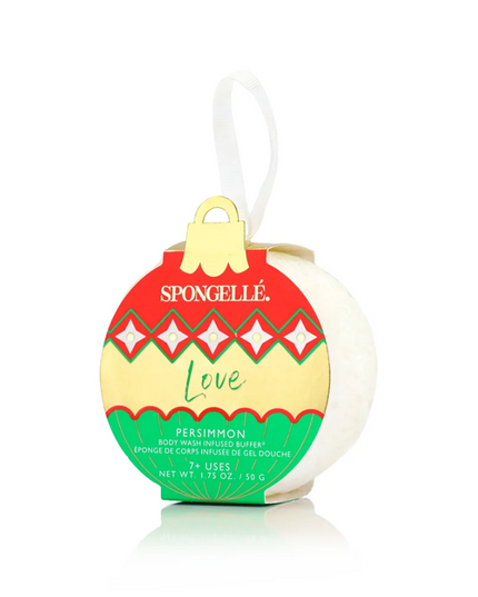 Spongelle Ornament Sponge Love Persimmon