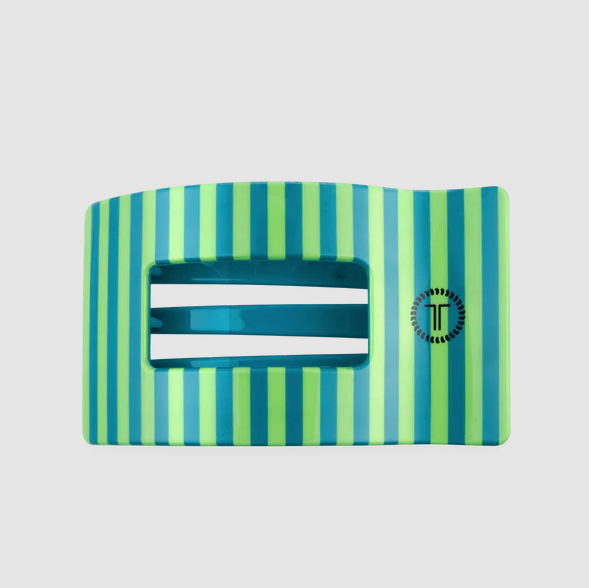 Teleties Cabana Cutie Rectangle Flat Clip Large Hair Accessories in at Wrapsody