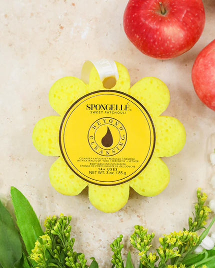 Spongelle 3oz Flower Spongette Sweet Patchouli Bath & Body in at Wrapsody