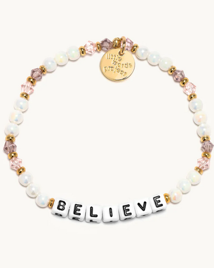 Little Word Project Believe Bracelet S/M Bracelets in  at Wrapsody