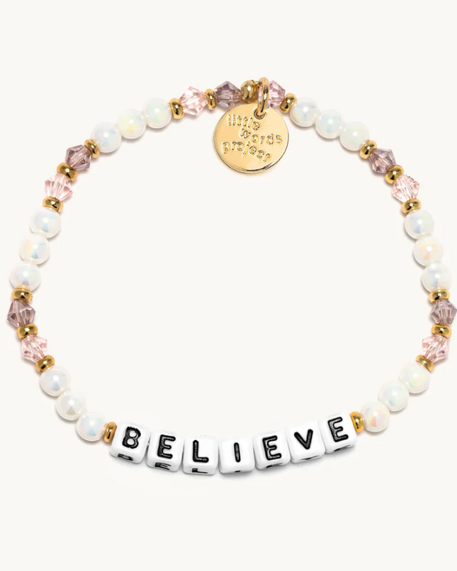 Little Word Project Believe Bracelet S/M Bracelets in  at Wrapsody