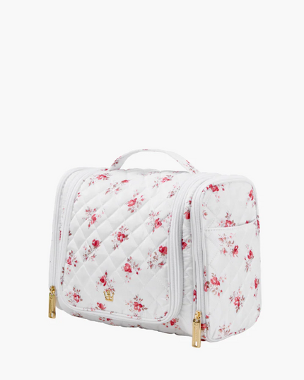 Oliver Thomas Hanging Travel Organizer White Rose Print Travel Accessories in at Wrapsody