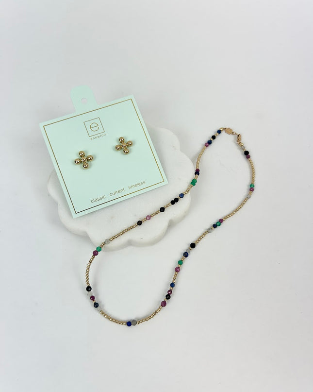 Enewton Gemstone 15" Choker Hot Mess Fall Winter Duo Necklaces in at Wrapsody