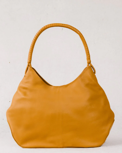 Able Jackee Relaxed Shoulder Bag in Cognac Totes in  at Wrapsody