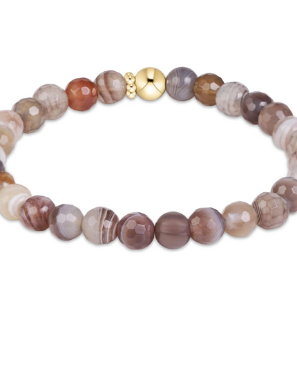 Enewton Classic Gemstone 6mm Bracelet Botswana Agate