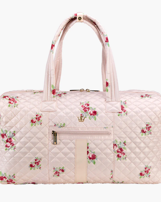 Oliver Thomas 24+7 Weekender Duffle Petal Pink Bouquet Luggage in  at Wrapsody