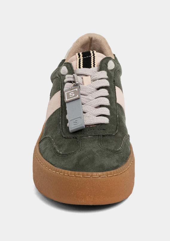 Stacey Suede Sage Sneakers Shoes in at Wrapsody