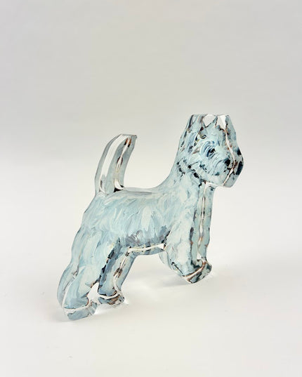 Westie Acrylic Block Home Decor in  at Wrapsody