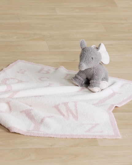 Barefoot Dreams ABC Blanket - Dusty Rose Blankets & Throws in  at Wrapsody