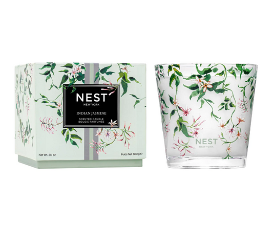 Nest 3-wick Candle 21.2oz  Indian Jasmine Candles in  at Wrapsody
