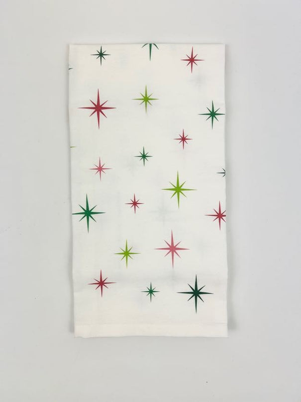 Christmas Stars Towel Kitchen Towels in  at Wrapsody