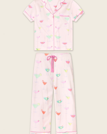 PJ Salvage Whimsy Light Pink Set Loungewear in at Wrapsody