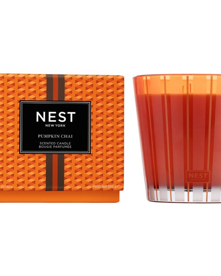 Nest 3-Wick Candle 21.1oz Candles in Pumpkin Chai at Wrapsody