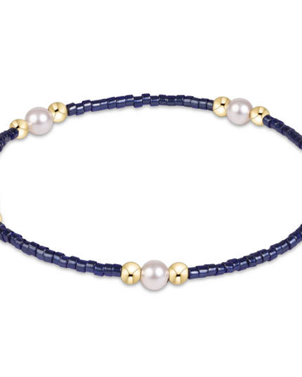 Enewton Gameday Hope Purpose Pearl Bracelet - Navy