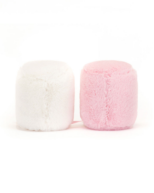 Jellycat Amuseables Pink & White Marshmallows Soft Toys in at Wrapsody