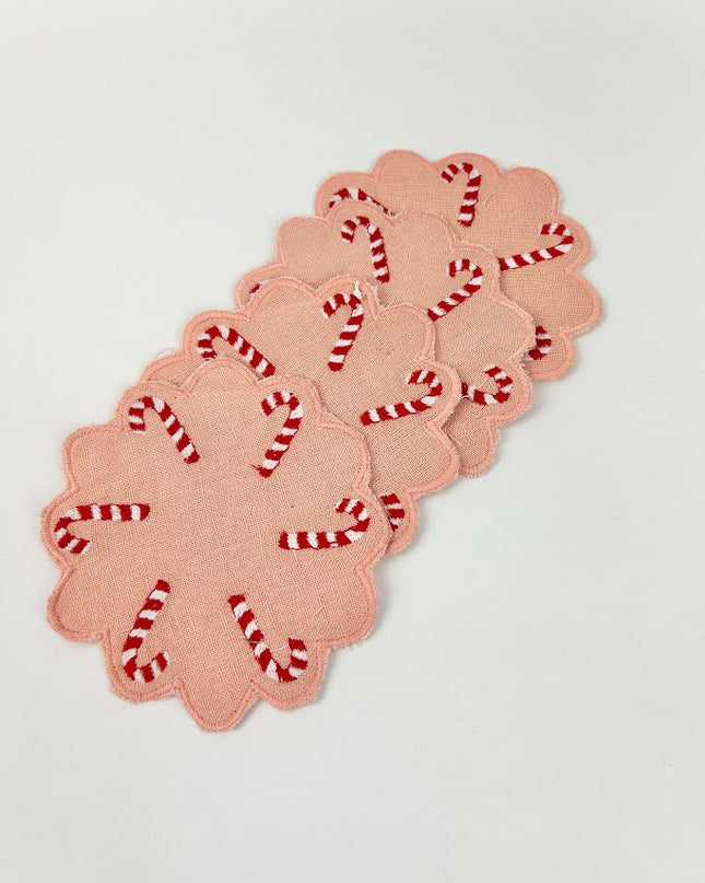 Provence Candy Cane Cocktail Napkins Set of 4 Home Decor in at Wrapsody