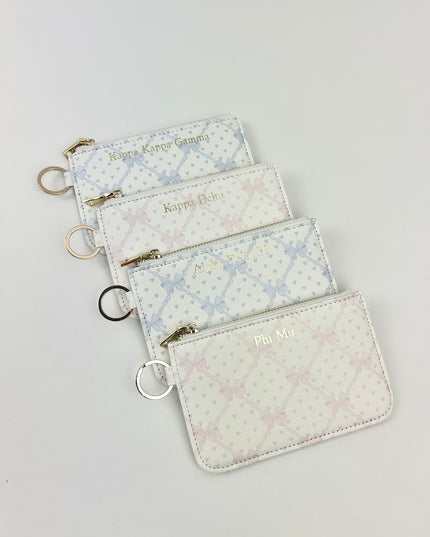 Sorority Keychain Pouch Greek in Alpha Chi Omega at Wrapsody