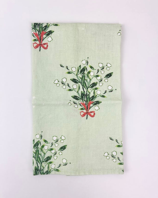 Mistletoe Hand Towel Kitchen Towels in at Wrapsody