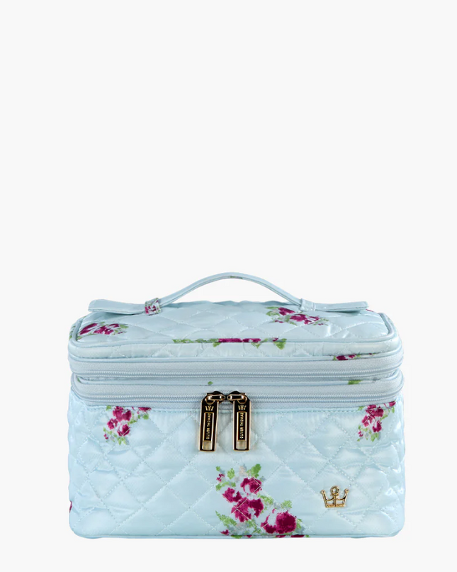 Oliver Thomas Not A Trainwreck Case Sky Blue Bouquet Floral Travel Accessories in at Wrapsody