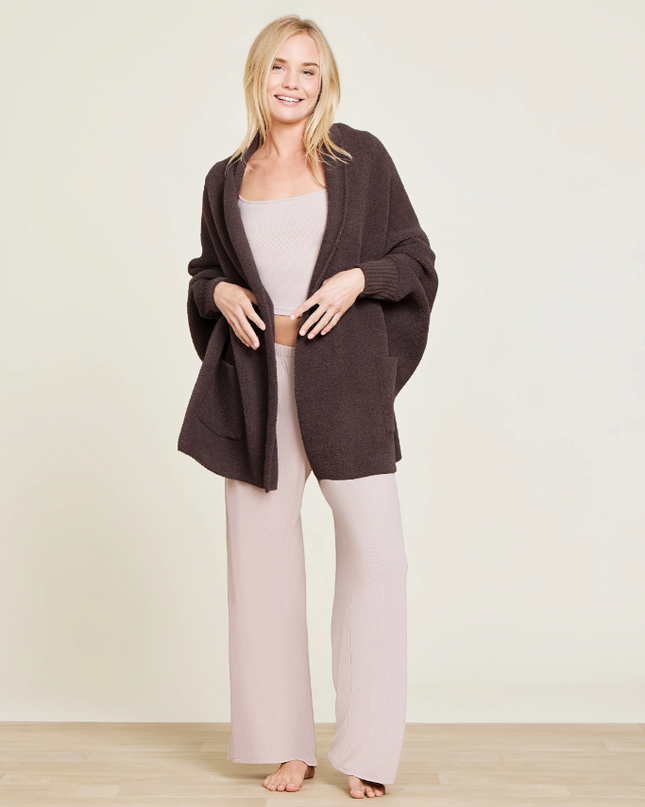 Barefoot Dreams CozyChic Blanket Wrap - Java Loungewear in  at Wrapsody