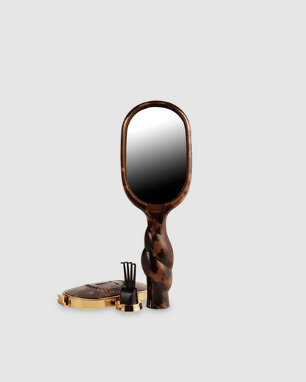 Teleties Boar Bristle Tortoise Mini Brush