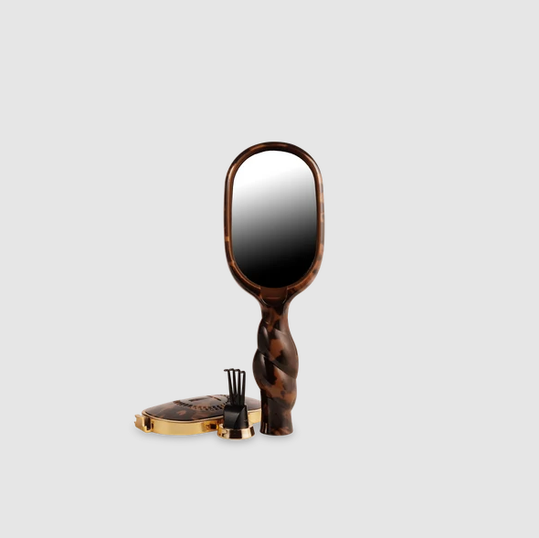 Teleties Boar Bristle Tortoise Mini Brush Hair Accessories in at Wrapsody