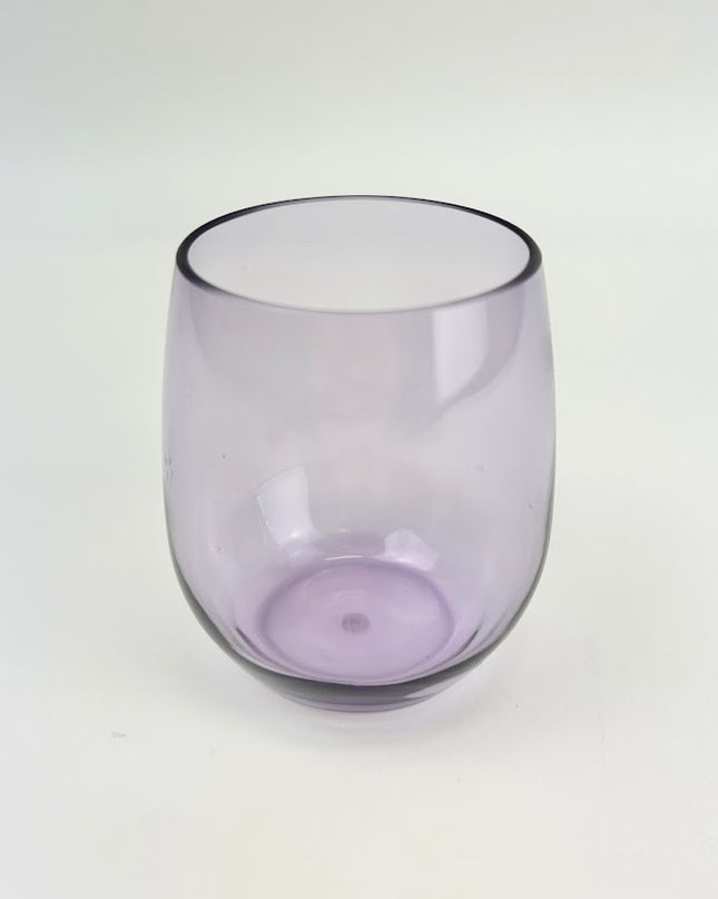 Shatterproof Stemless Wineglass Purple Drinkware in  at Wrapsody