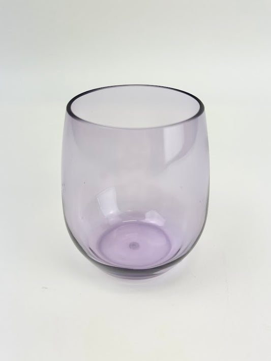 Shatterproof Stemless Wineglass Purple