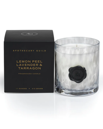 Opal Glass Lemon Peel 1-Wick Box Candle Candles in at Wrapsody