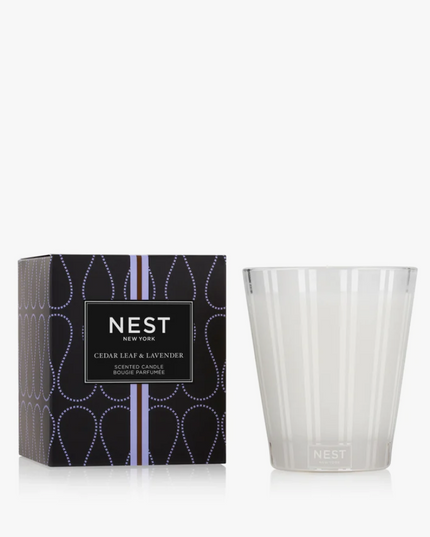 Nest Classic Candle 8.1oz Candles in Cedarleaf & Lavender at Wrapsody